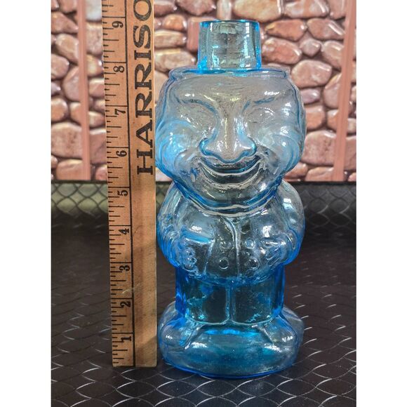 Vintage (70s) Tiara Indiana Glass Jolly Mountaineer Decanter Shot Glass - Picture 8 of 8